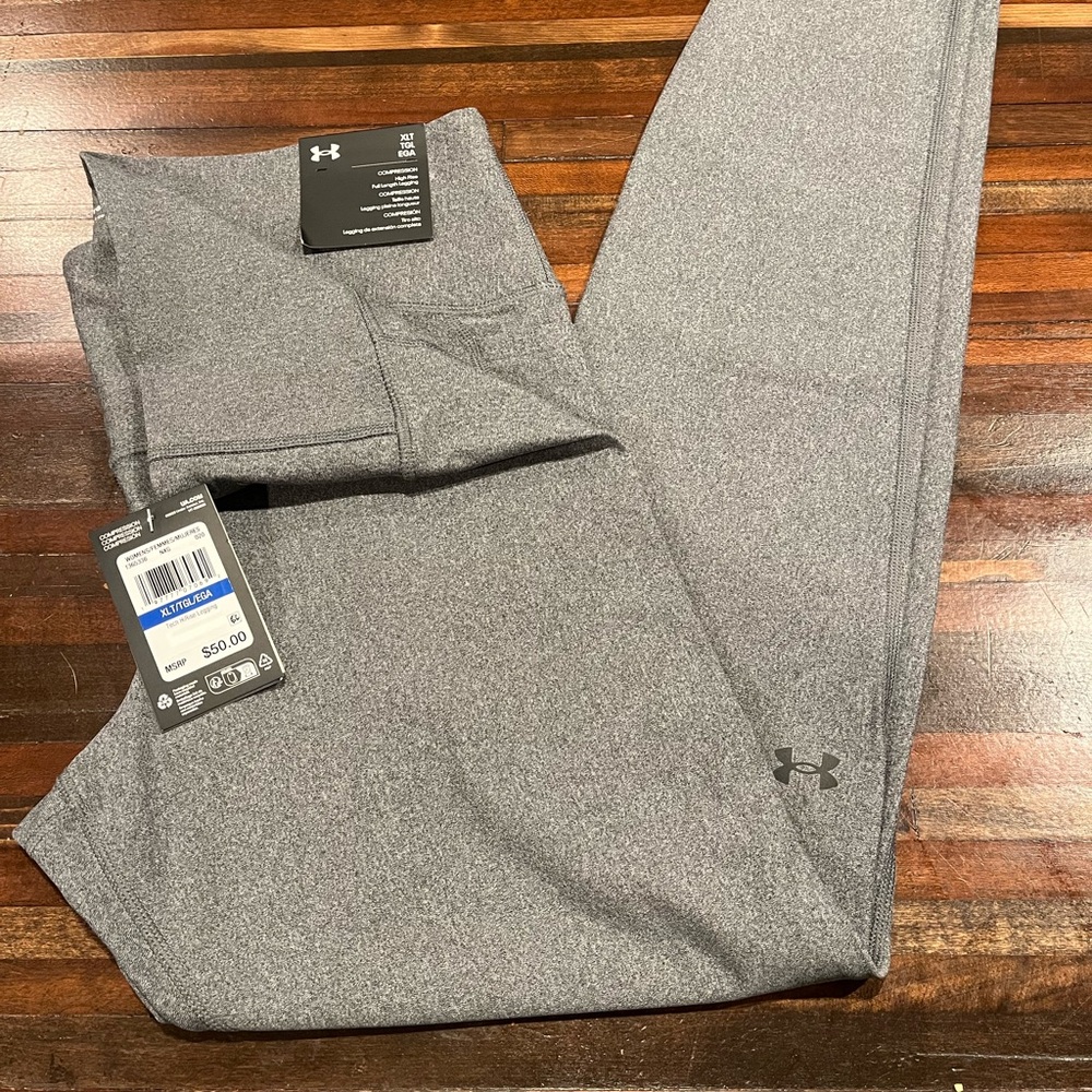 Under Armour Gray Leggings full length